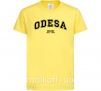 Детская футболка Odesa est Лимонный фото