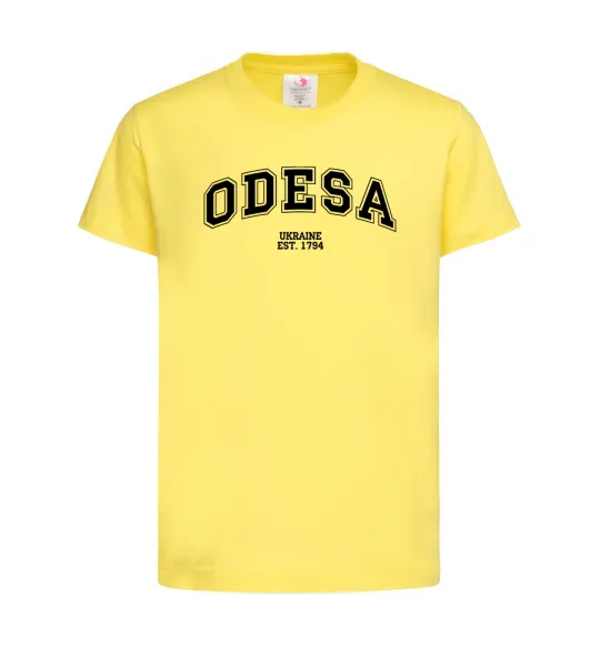 Детская футболка Odesa est Лимонный фото