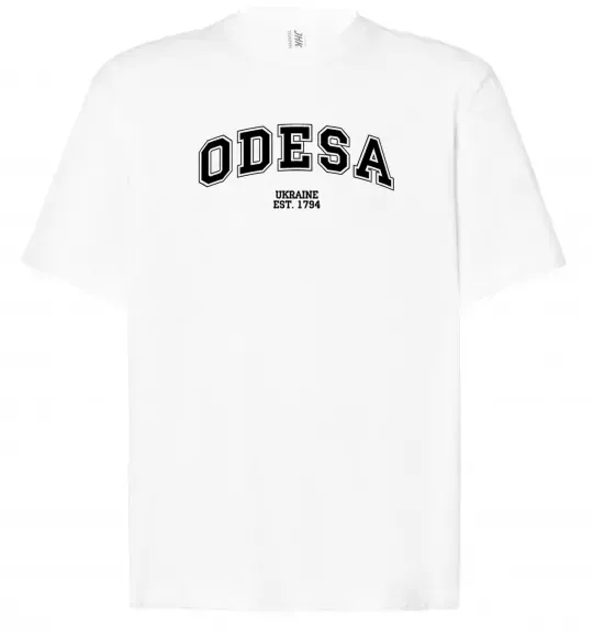 Футболка Оверсайз Odesa est Білий фото