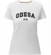 Жіноча преміум футболка Odesa est Білий фото