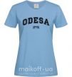 Жіноча футболка Odesa est Блакитний фото
