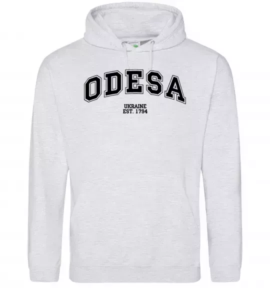 Жіноча толстовка (худі) Odesa est Сірий меланж фото