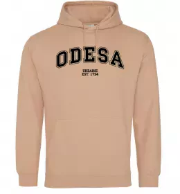 Женская толстовка (худи) I'm here but my heart is in Odesa Черный фото