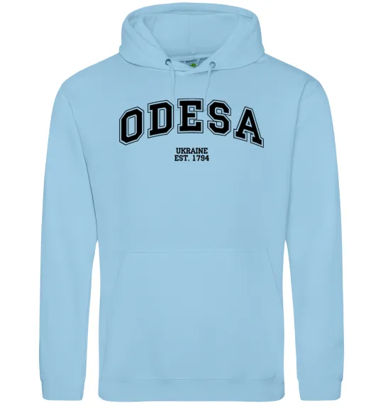 Женская толстовка (худи) Odesa est Голубой фото