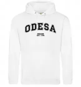 Мужская толстовка (худи) Одеса Україна Черный фото