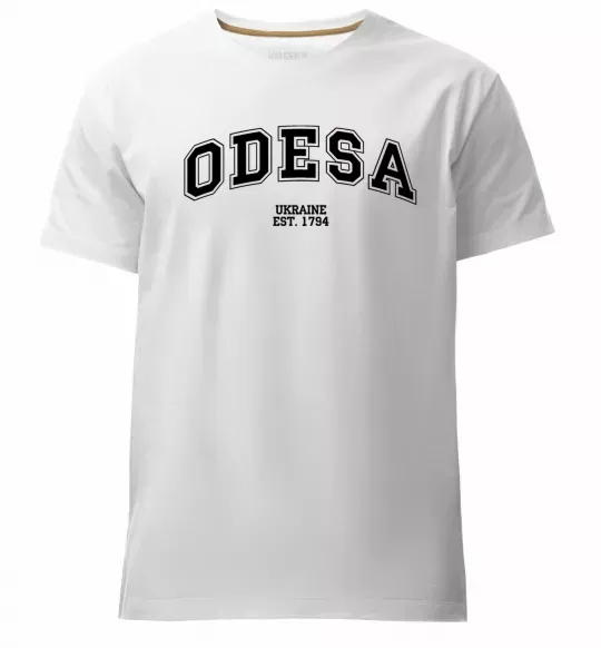 Чоловіча преміум футболка Odesa est Білий фото