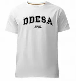 Мужская премиум футболка Odesa lover Черный фото