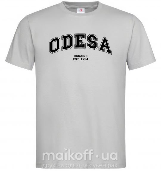 Мужская футболка Odesa est Серый фото