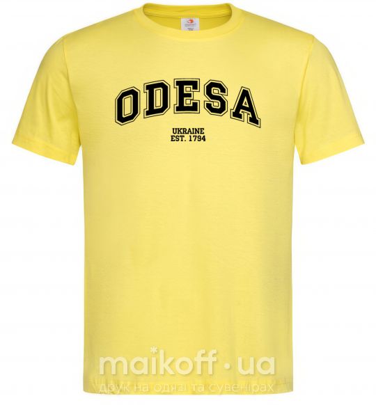 Мужская футболка Odesa est Лимонный фото