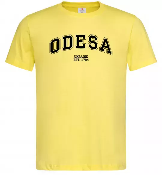 Чоловіча футболка Odesa est Лимонний фото