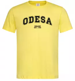 Чоловіча футболка Odesa est Лимонний фото