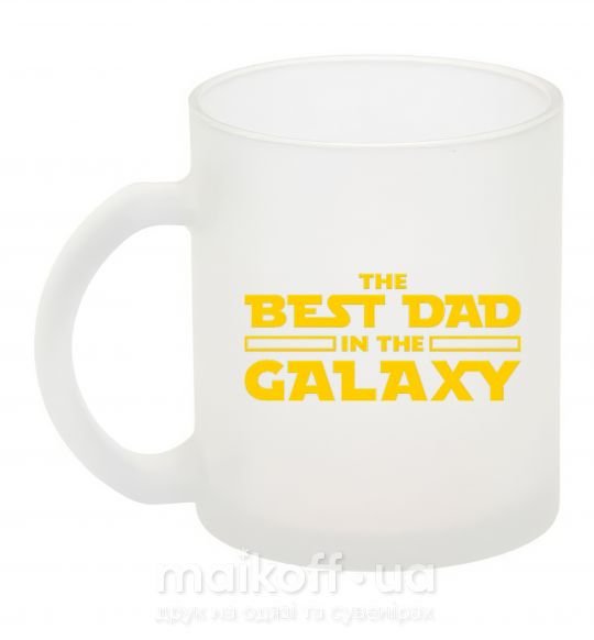 Чашка стеклянная Best Dad Galaxy Фроузен фото