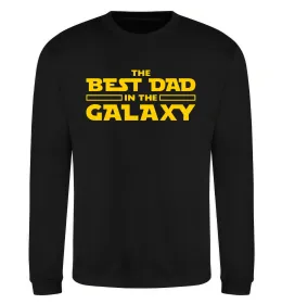 Свитшот Best Dad Galaxy Черный фото