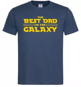 Мужская футболка Best Dad Galaxy Темно-синий фото