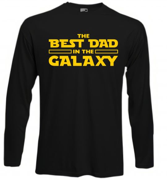 Лонгслів Best Dad Galaxy Чорний фото