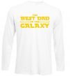 Реглан Best Dad Galaxy Білий фото