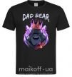 Мужская футболка Dad bear Черный фото