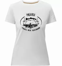 Жіноча преміум футболка Енциклопедія рибалки Білий фото Жіноча преміум футболка Енциклопедія рибалки Білий фото