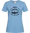 Жіноча футболка Рибалка робить мене щасливим Блакитний фото