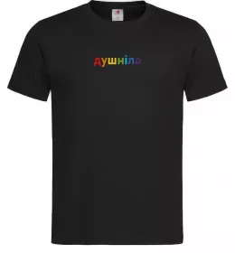 Мужская футболка Ластівка жовта парні ВИШИВКА Черный фото Мужская футболка Ластівка жовта парні ВИШИВКА Черный фото