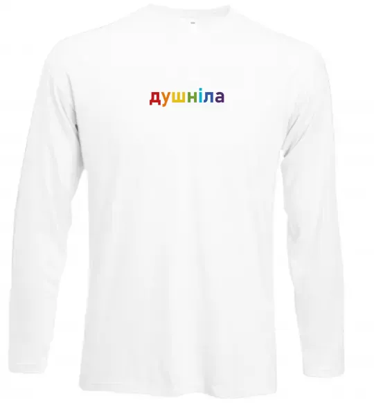 Лонгслів Душніла ВИШИВКА Білий фото