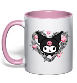 Чашка з кольоровою ручкою Hello kitty kuromi