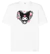 Футболка Оверсайз Hello kitty kuromi Белый фото