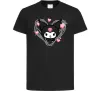 Дитяча футболка Hello kitty kuromi Чорний фото