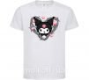 Дитяча футболка Hello kitty kuromi Білий фото