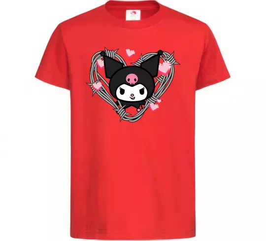 Дитяча футболка Hello kitty kuromi Червоний фото