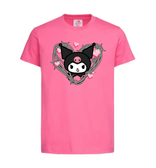 Дитяча футболка Hello kitty kuromi Яскраво-рожевий фото