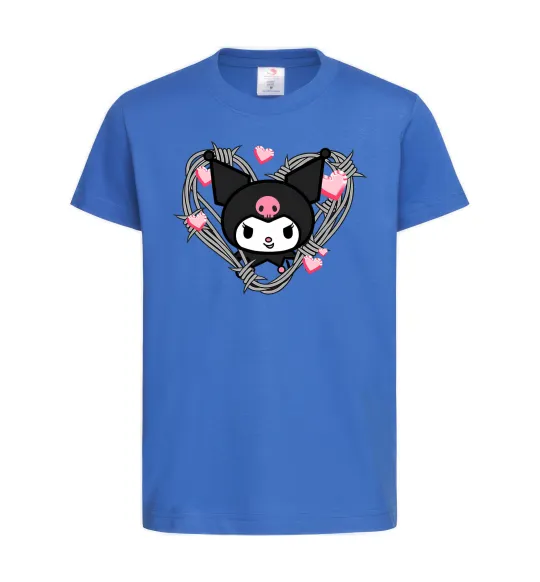 Дитяча футболка Hello kitty kuromi Яскраво-синій фото