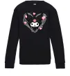 Детский Свитшот Hello kitty kuromi Черный фото