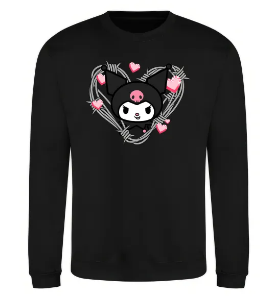 Свитшот Hello kitty kuromi Черный фото