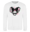 Свитшот Hello kitty kuromi Белый фото