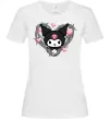 Жіноча футболка Hello kitty kuromi Білий фото