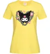 Жіноча футболка Hello kitty kuromi Лимонний фото