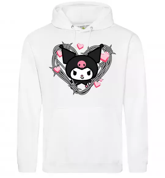 Жіноча толстовка (худі) Hello kitty kuromi Білий фото