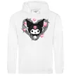 Жіноча толстовка (худі) Hello kitty kuromi Білий фото