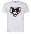 Чоловіча футболка Hello kitty kuromi Білий фото