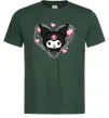 Чоловіча футболка Hello kitty kuromi Темно-зелений фото