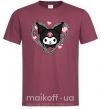 Мужская футболка Hello kitty kuromi Бордовый фото