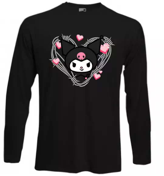 Лонгслів Hello kitty kuromi Чорний фото