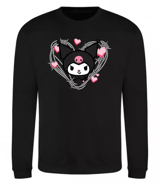 Свитшот Hello kitty kuromi Черный фото