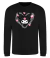 Свитшот Hello kitty kuromi Черный фото