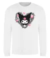 Свитшот Hello kitty kuromi Белый фото