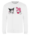 Свитшот Kuromi my melodi Белый фото