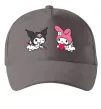 Кепка Kuromi my melodi Сірий фото