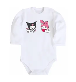 Детский боди Kuromi my melodi Белый фото