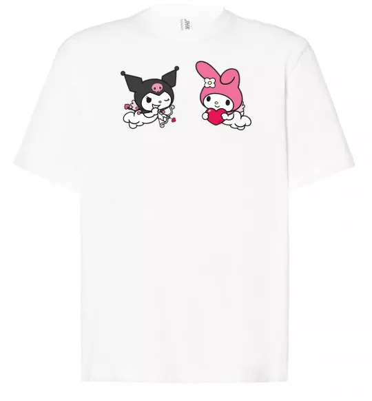 Футболка Оверсайз Kuromi my melodi Белый фото